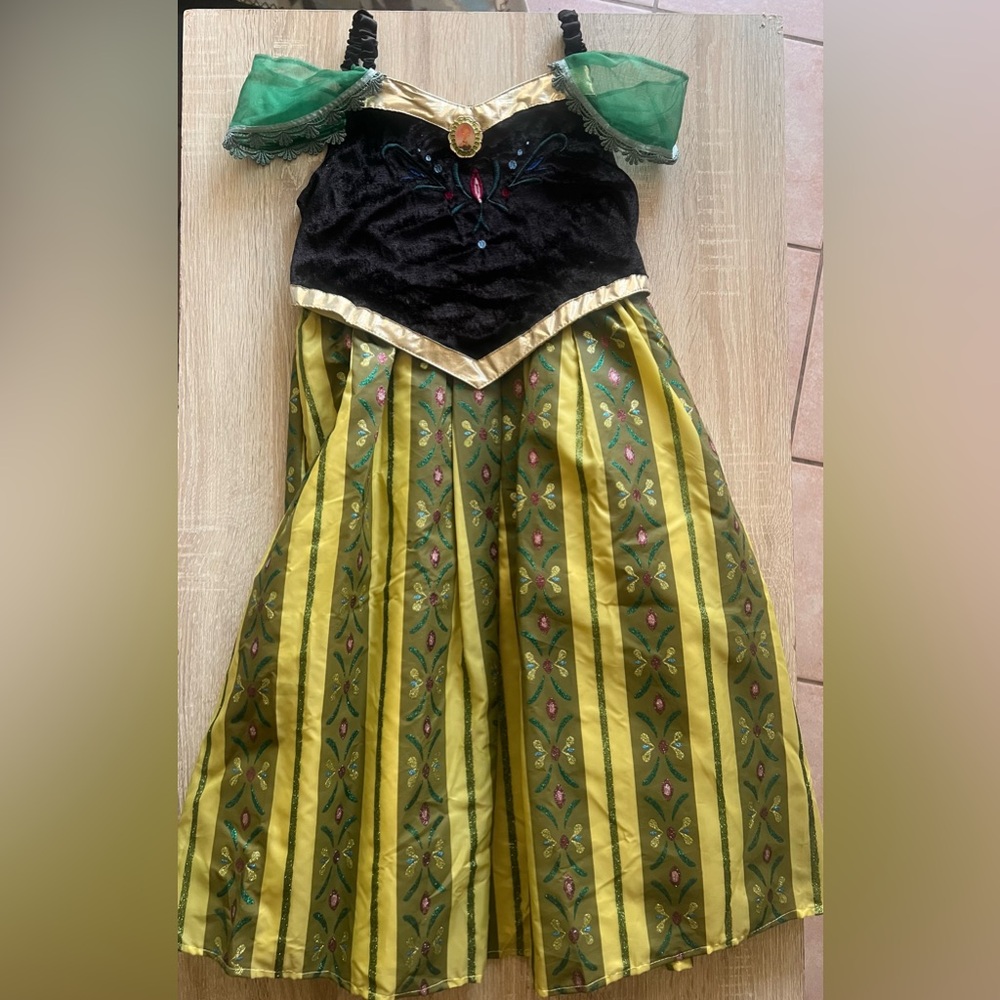 Disney Parks Princess Anna Dress Girls Size 10/12